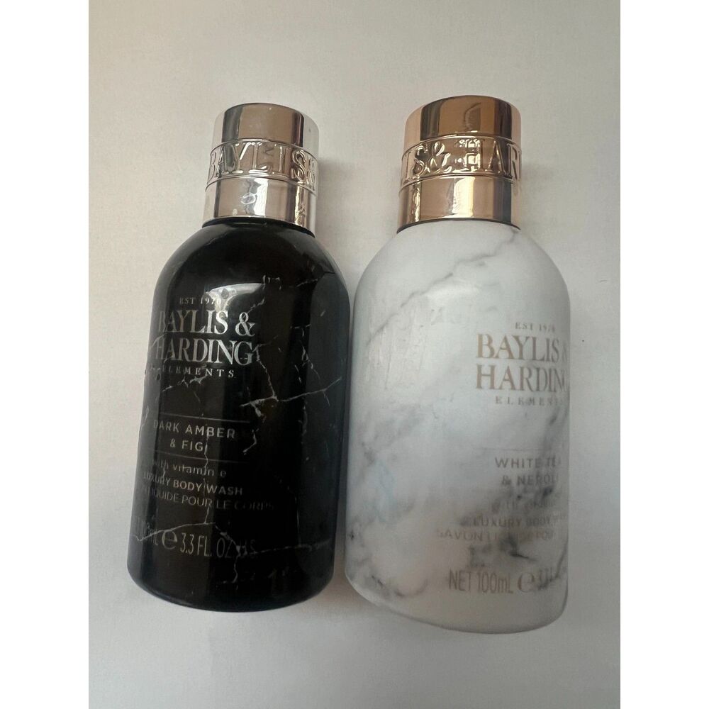 Lots of 2 Baylis & Harding Elements Amber & Fig, White Tea Body Wash